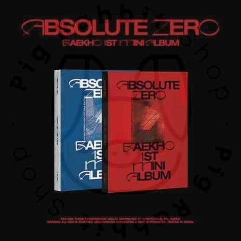 BAEKHO Mini Album Vol. 1 - Absolute Zero - Pig Rabbit Shop Kpop store Spain