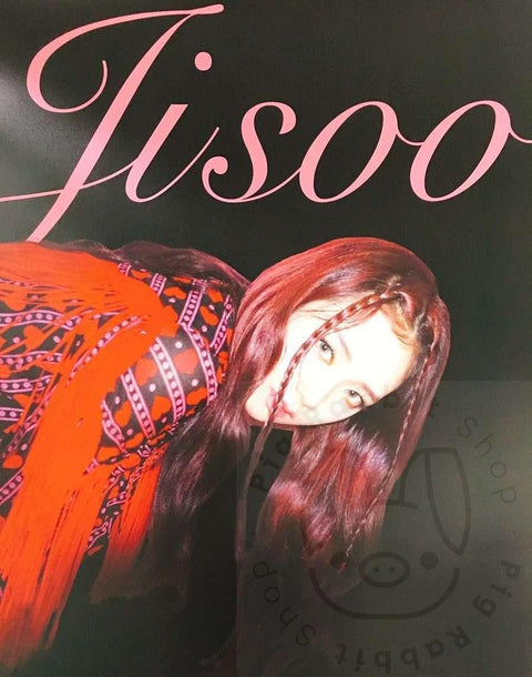 Blackpink - Pop up store - as if it's your last [ Jisoo with name ] poster - Pig Rabbit Shop Kpop store Spain