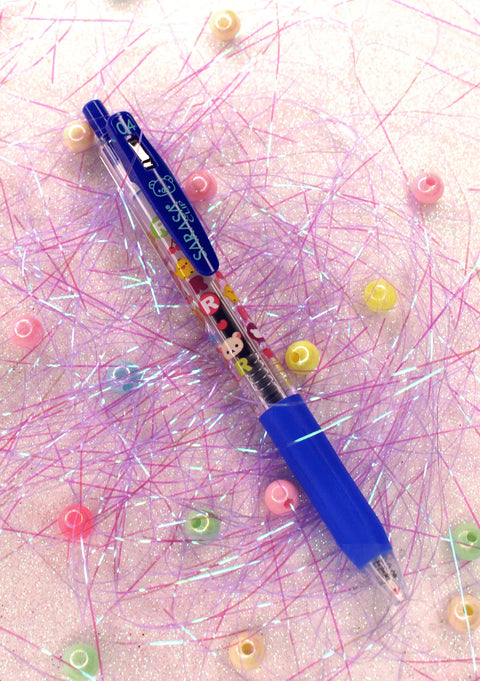 Boligrafo azul Rilakkuma SAN-X SARASA CLIP - Pig Rabbit Shop Kpop store Spain