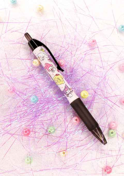 BOLIGRAFO NEGRO SANRIO CHARACTERS (perfumado) - Pig Rabbit Shop Kpop store Spain