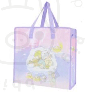 Bolsa rafia SUMIKKO GURASHI- morada - Pig Rabbit Shop Kpop store Spain