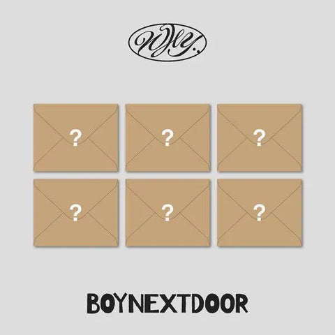 BOYNEXTDOOR 1st EP - WHY.. (LETTER ver.) [ RANDOM VER] - Pig Rabbit Shop Kpop store Spain