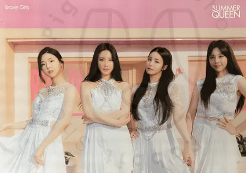 Brave girls – Summer queen [ B ] poster - Pig Rabbit Shop Kpop store Spain