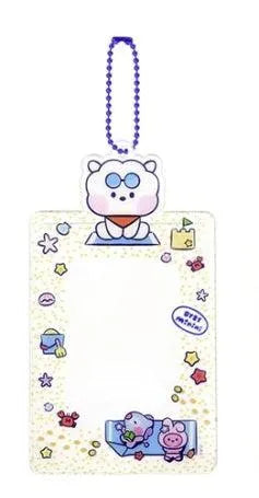 BT21 RJ PHOTO HOLDER SUMMER SKY - Pig Rabbit Shop Kpop store Spain