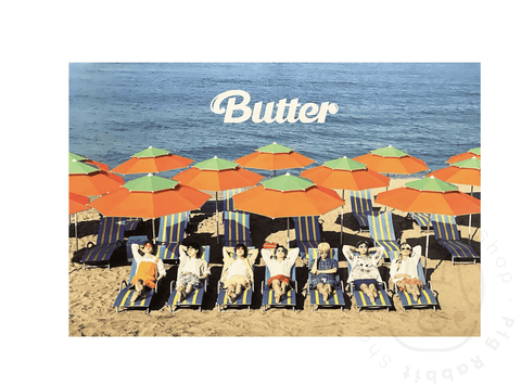 BTS - Butter [ peaches ] poster – Pig Rabbit Shop