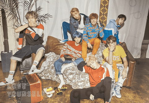 BTS Love yourself : her [ v ] poster - Pig Rabbit Shop Kpop store Spain