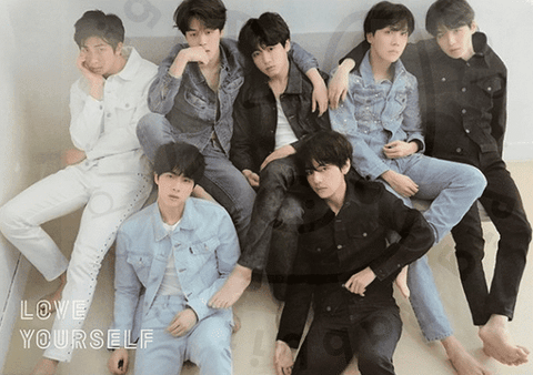 BTS Love yourself : tear [ r ] poster - Pig Rabbit Shop Kpop store Spain