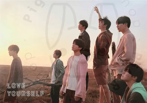 BTS Love yourself : tear [ y ] poster - Pig Rabbit Shop Kpop store Spain