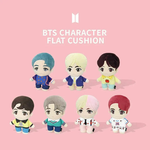 BTS Pop-up House Character Flat Cushion Doll - Pig Rabbit Shop Kpop store Spain