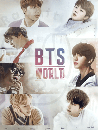 BTS World poster - Pig Rabbit Shop Kpop store Spain