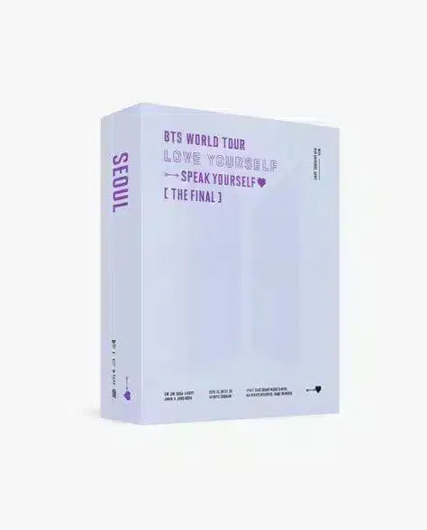 BTS - WORLD TOUR LOVE YOURSELF SPEAK YOURSELF THE FINAL DVD - Pig Rabbit Shop Kpop store Spain