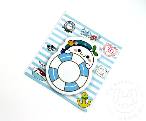 BUDDING POP let´s go 30 sheets memo pad notes - Pig Rabbit Shop Kpop store Spain