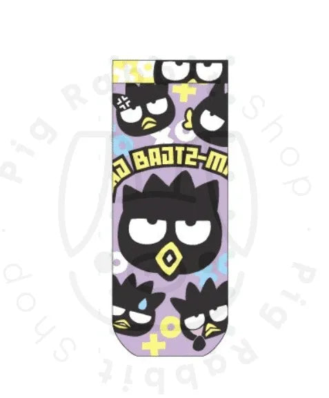 Calcetines SANRIO BAD BADTZ-MARU morado SIZE 22-24cm - Pig Rabbit Shop Kpop store Spain
