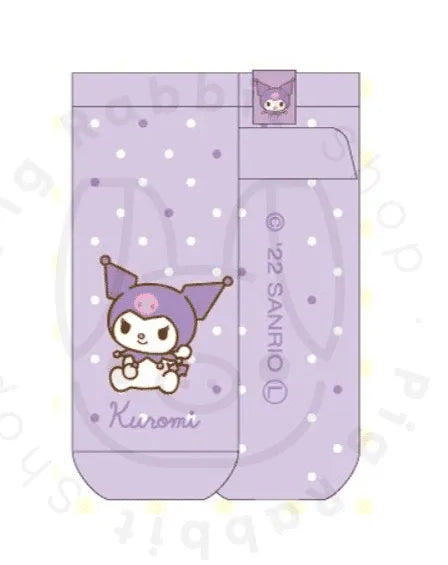Calcetines SANRIO Kuromi morado SIZE 22-24cm - Pig Rabbit Shop Kpop store Spain