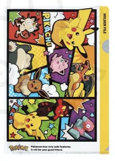 Carpeta de plástico Pókemon Amarilla - Pig Rabbit Shop Kpop store Spain