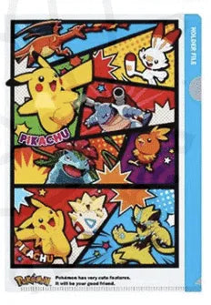 Carpeta de plástico Pókemon Azul - Pig Rabbit Shop Kpop store Spain