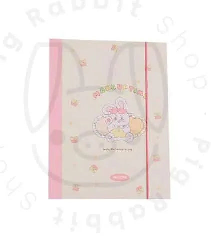 Carpeta de tapa dura makeup A5 - Photocard Kpop - Planificador de 6 anillas diario álbum de recortes - Pig Rabbit Shop Kpop store Spain