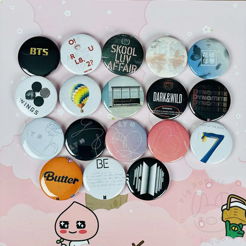 CHAPAS BTS - Pig Rabbit Shop Kpop store Spain