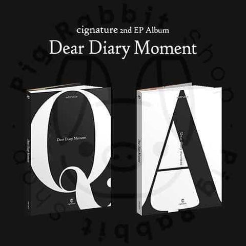 Cignature 2nd EP album - Dear diary moment - Pig Rabbit Shop Kpop store Spain