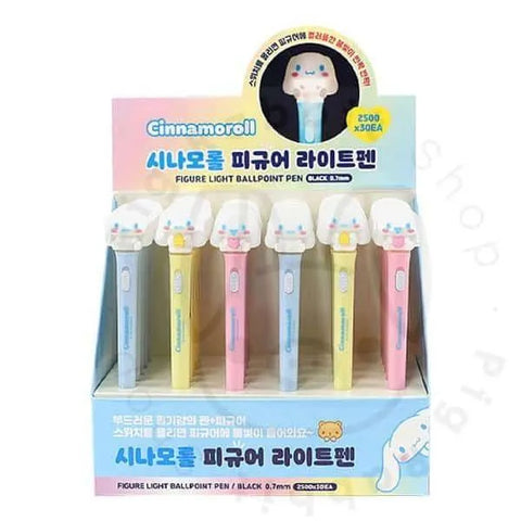 CINNAMOROLL FIGURE LIGHT BALLPOINT - Pig Rabbit Shop Kpop store Spain