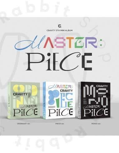 CRAVITY 5th Mini Album - MASTER:PIECE - Pig Rabbit Shop Kpop store Spain