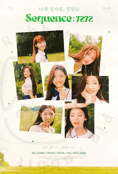 CSR Mini Album Vol. 1 - Sequence : 7272 [ b ] poster - Pig Rabbit Shop Kpop store Spain