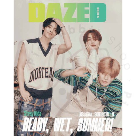 Dazed & Confused Korea 2023.07 COVER STRAY KIDS - Pig Rabbit Shop Kpop store Spain
