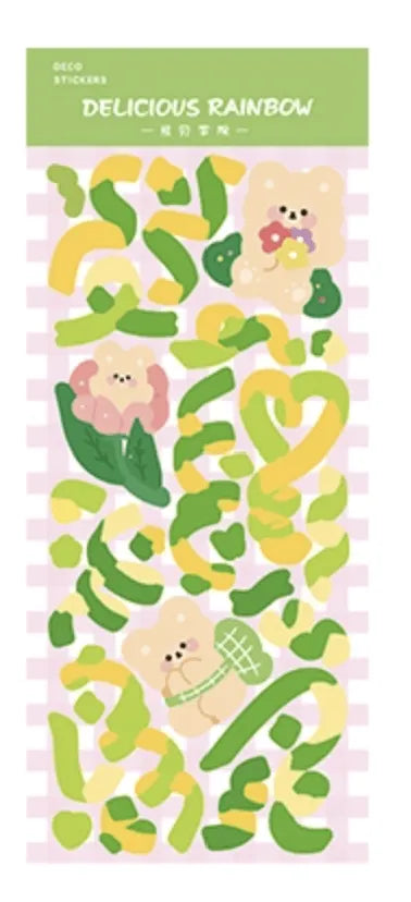 DECO STICKER BEAR - Pig Rabbit Shop Kpop store Spain