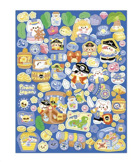 DECO STICKER CONQUER THE WORLD - Pig Rabbit Shop Kpop store Spain