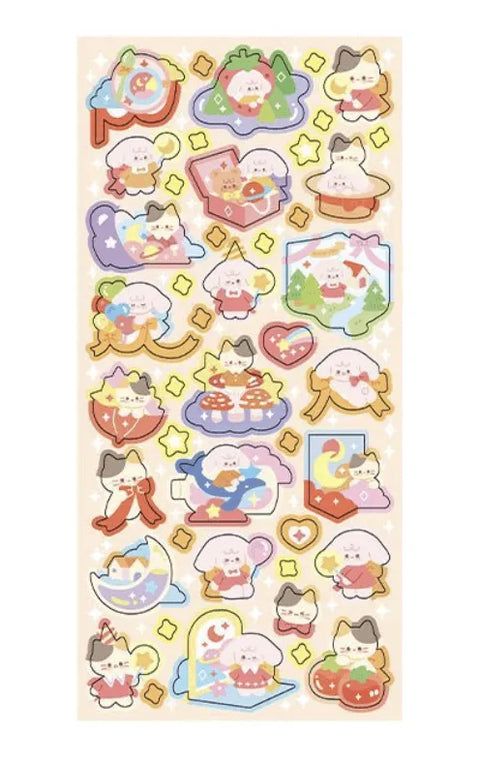 DECO STICKER FANTASY WORLD - Pig Rabbit Shop Kpop store Spain