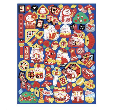 DECO STICKER QUEEN OF SPADES - Pig Rabbit Shop Kpop store Spain