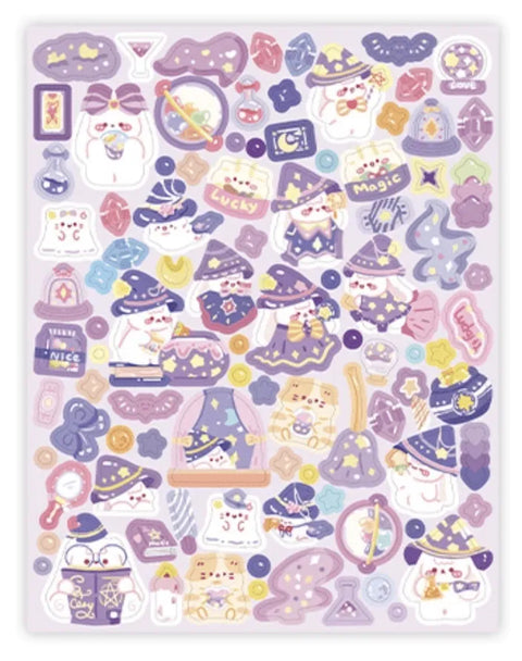 DECO STICKER WITCH RABBIT - Pig Rabbit Shop Kpop store Spain