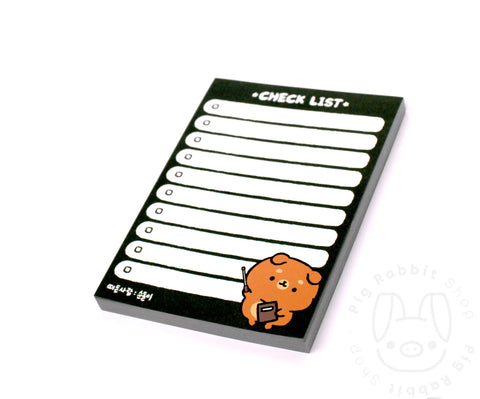 DOG CHECK LIST A6 - Pig Rabbit Shop Kpop store Spain