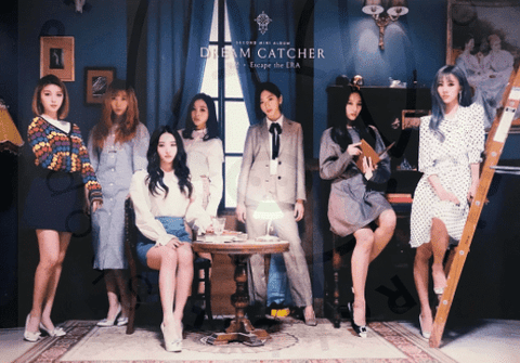 Dreamcatcher - Escape the era [ 2 ] poster - Pig Rabbit Shop Kpop store Spain