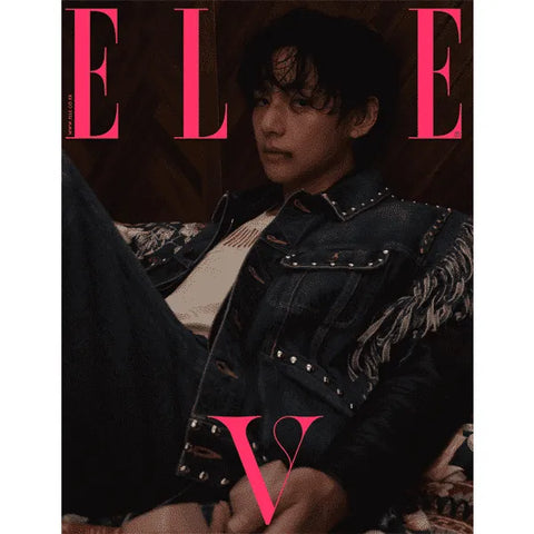 ELLE ABRIL 2023 - COVER V (BTS) - Pig Rabbit Shop Kpop store Spain