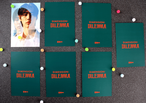 ENHYPEN - DIMENSION : DILEMMA Preorder postcard - Pig Rabbit Shop Kpop store Spain