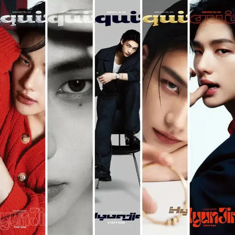 ESQUIRE 2023 JUNE - STRAY KIDS HYUNJIN COVER - Pig Rabbit Shop Kpop store Spain