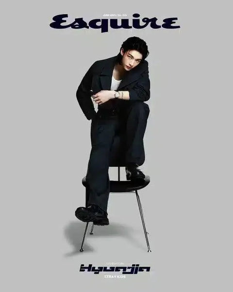 ESQUIRE 2023 JUNE - STRAY KIDS HYUNJIN COVER - Pig Rabbit Shop Kpop store Spain