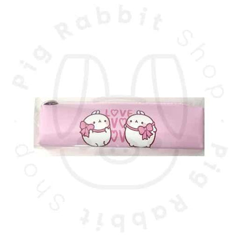 Estuche Molang the rabbit rosa - Pig Rabbit Shop Kpop store Spain