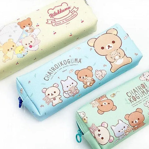 Estuche Rilakkuma Chairoikoguma - SAN X - Pig Rabbit Shop Kpop store Spain