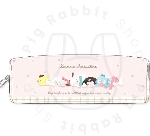 ESTUCHE SANRIO CHARACTERS ROSA 2 COMPARTIMENTOS - Pig Rabbit Shop Kpop store Spain