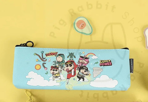 Estuche Shin Chan Celeste - Pig Rabbit Shop Kpop store Spain