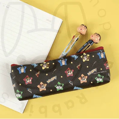 Estuche Shin Chan Negro - Pig Rabbit Shop Kpop store Spain