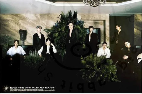 EXO 7TH ALBUM [ EXIST ] (E VER.) POSTER - Pig Rabbit Shop Kpop store Spain