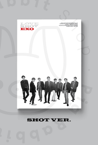EXO Repackage Album Vol.5 - LOVE SHOT - Pig Rabbit Shop Kpop store Spain