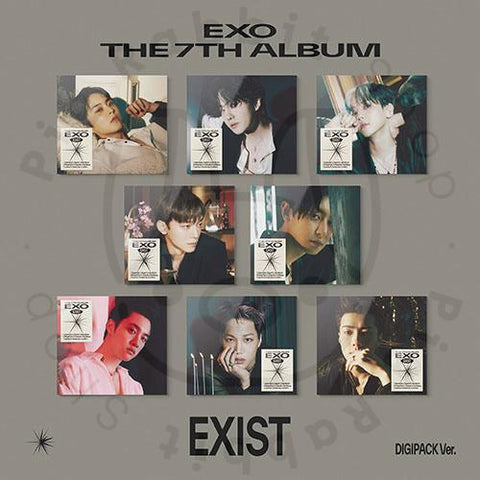 EXO The 7th Album - EXIST [DIGIPACK] ( RANDOM VER.) - Pig Rabbit Shop Kpop store Spain