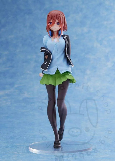 Figura The Quintessential Quintuplets Estatua PVC Coreful Nakano Miku Uniform Ver. Renewal – Taito - Pig Rabbit Shop Kpop store Spain