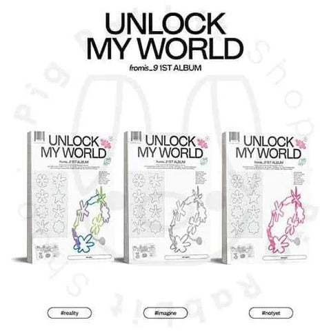 fromis_9 1st Album - Unlock My World - Pig Rabbit Shop Kpop store Spain