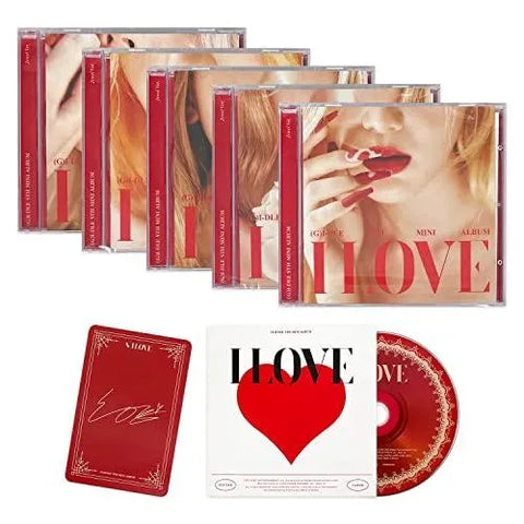 (G)I-DLE 5th Mini Album - I love (JEWEL VER.) - Pig Rabbit Shop Kpop store Spain