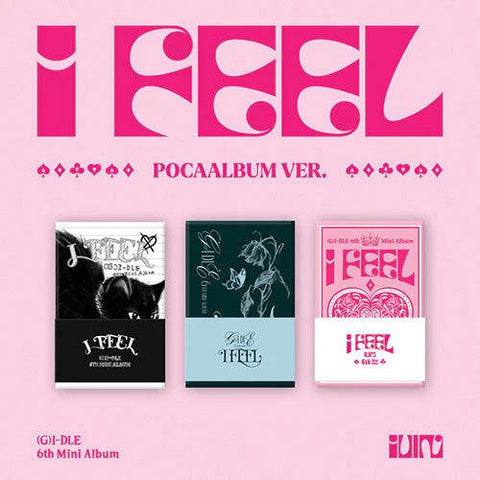 (G)I-DLE 6th Mini Album - I feel (PocaAlbum Ver.) - Pig Rabbit Shop Kpop store Spain